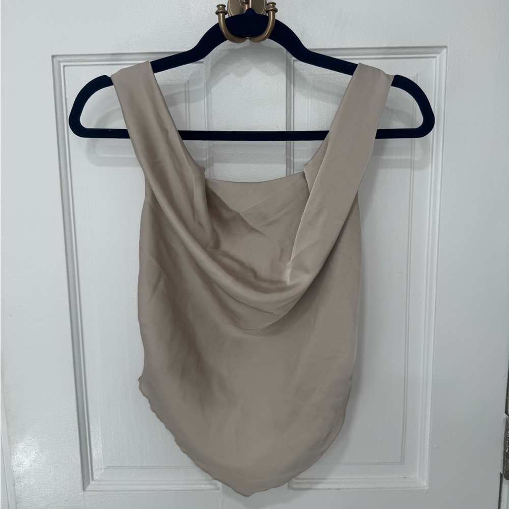 Rachel Zoe Cream Sleeveless Blouse
